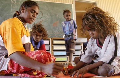 Remote education program in Arnhem Land, Australia; close the gap