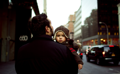 Photo by Guian Bolisay on Flickr; child in city; future