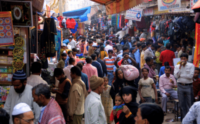 Photo by Rainer Voegeli on Flickr; India social development population growth