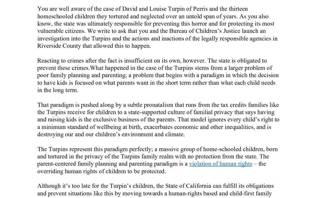 HavingKidsLettertoGovBrown