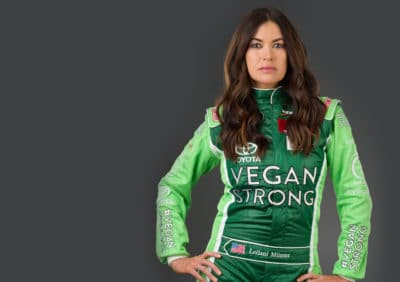 vegan race car driver