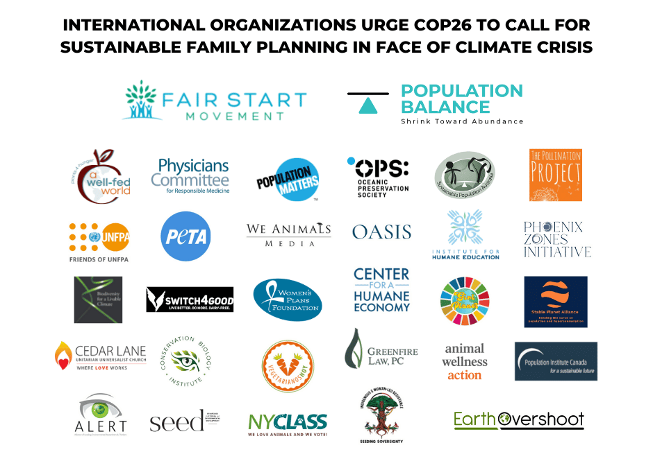 NEW COALITION OF ORGANIZATIONS CALLS FOR SUSTAINABLE FAMILY PLANNING IN FACE OF CLIMATE CRISIS