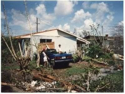 Hurricane Andrew damage